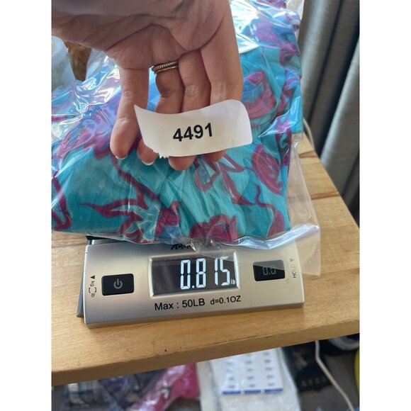 Caroline Constas Blue Floral Halter Maxi Dress Size M NWT Fit Flare Resort Vacay - Picture 10 of 10